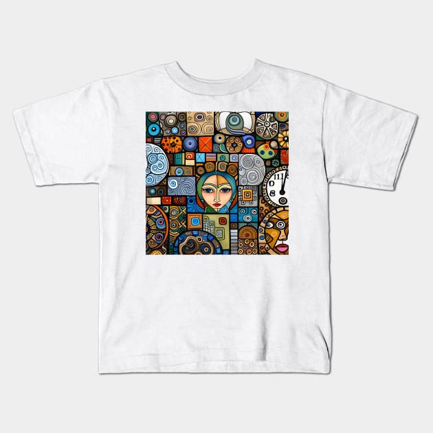 Time Kids T-Shirt by Colin-Bentham